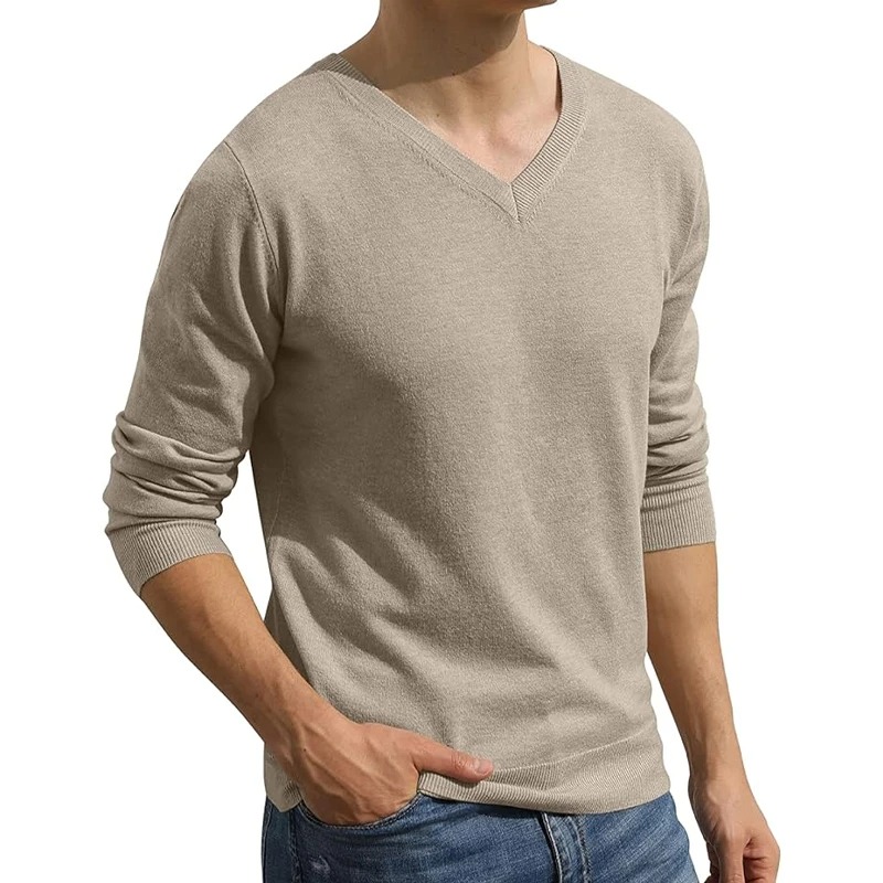 סוודר דק ופשוט דגם PerformanceFlex