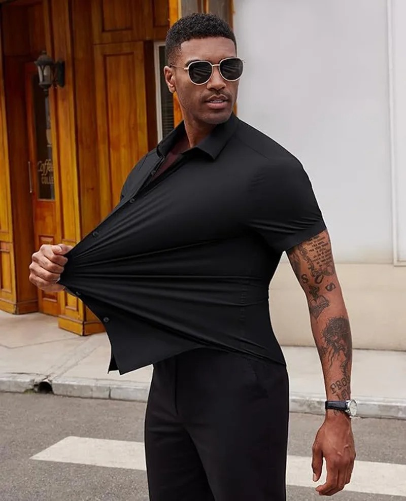 חולצה דקה ואלסטית במיוחד דגם Fine Cotton 24